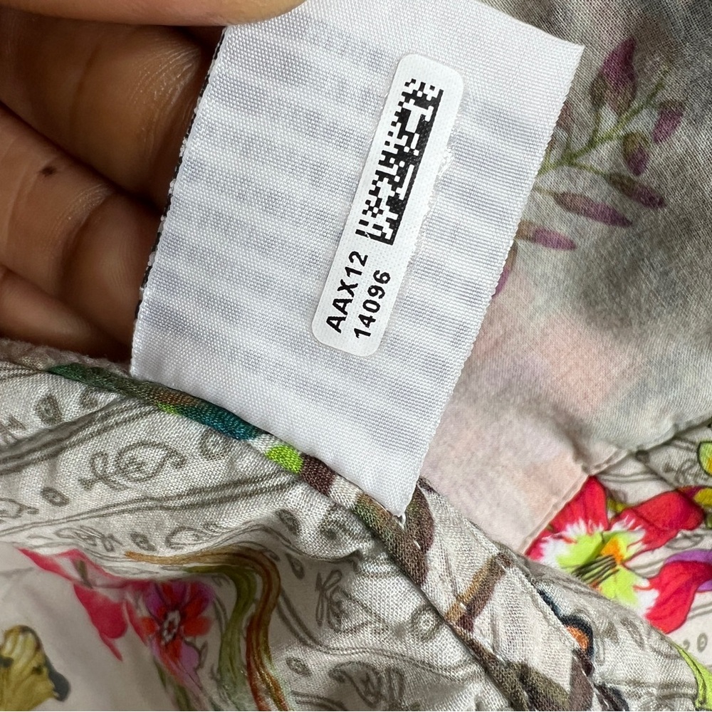Johnny Was Reversible Dreamer‎ Quilted Jacket M Medium Blooming Floral Patchwork - Picture 14 of 17